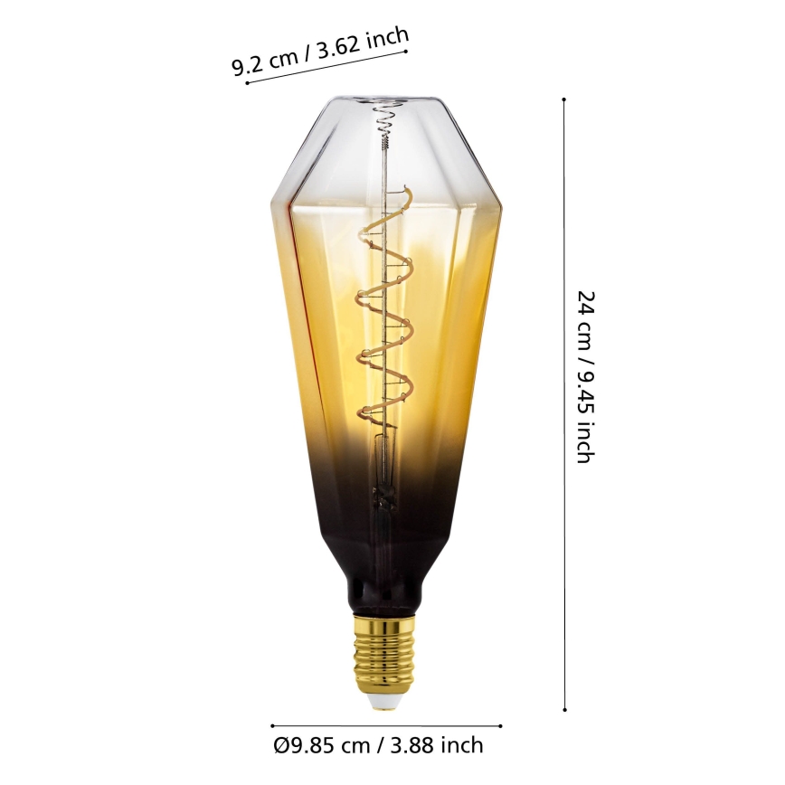 LED prigušiva sijalica VINTAGE E27/4W/230V 1700K bež - Eglo 110236