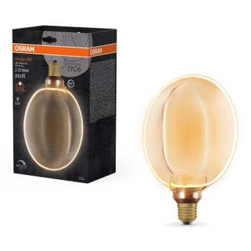 LED prigušiva sijalica VINTAGE E27/4W/230V 1800K zlatna - Osram