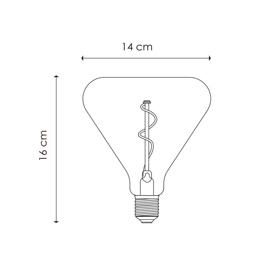 LED prigušiva sijalica VINTAGE EDISON E27/3W/230V 1800K