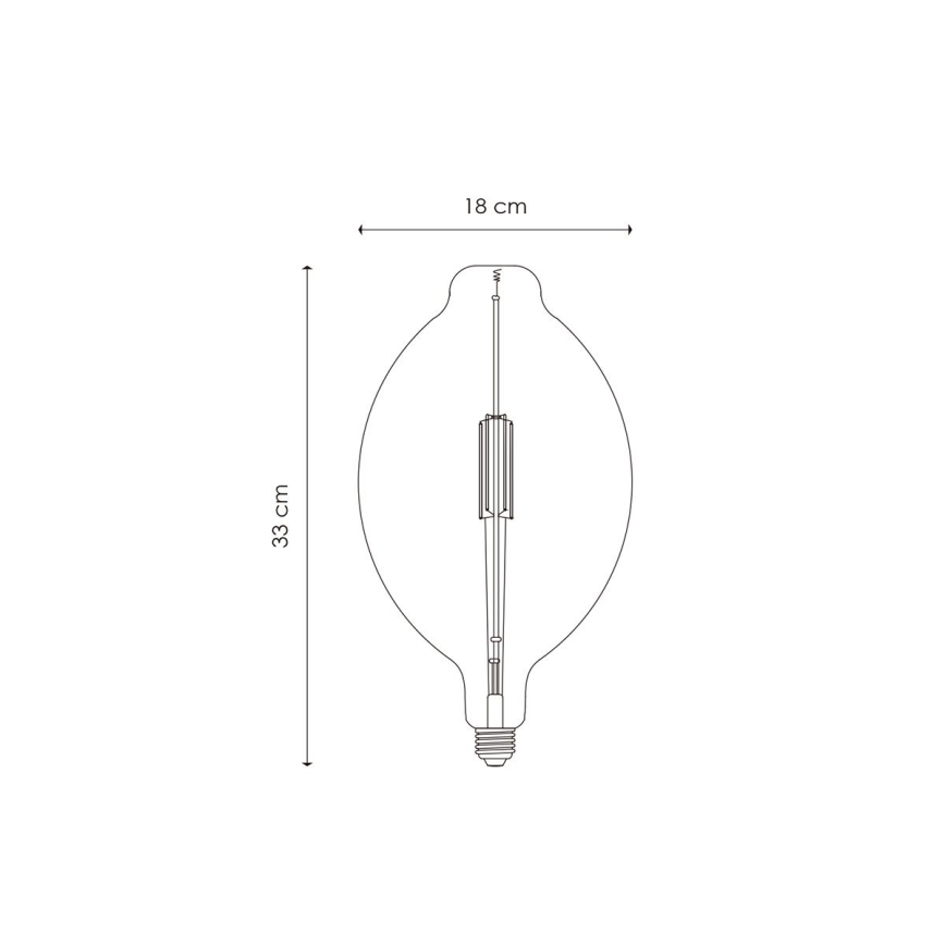 LED prigušiva sijalica VINTAGE EDISON E27/4W/230V 3000K