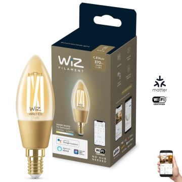 LED prigušiva sijalica VINTAGE FILAMENT C35 E14/4,9W/230V 2000-5000K CRI 90 Wi-Fi - WiZ