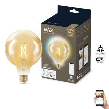 LED prigušiva sijalica VINTAGE FILAMENT G125 E27/6,7W/230V 2000-5000K CRI 90 Wi-Fi - WiZ
