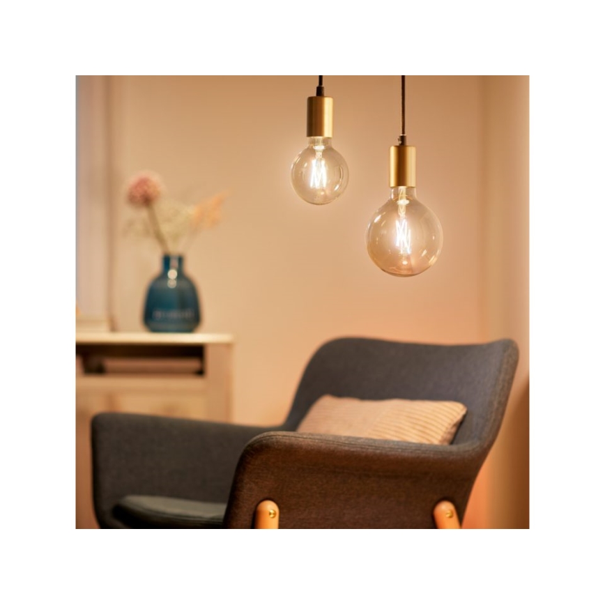 LED prigušiva sijalica VINTAGE FILAMENT G125 E27/6,7W/230V 2000-5000K CRI 90 Wi-Fi - WiZ