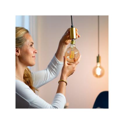 LED prigušiva sijalica VINTAGE FILAMENT G95 E27/6,7W/230V 2000-5000K CRI 90 Wi-Fi - WiZ