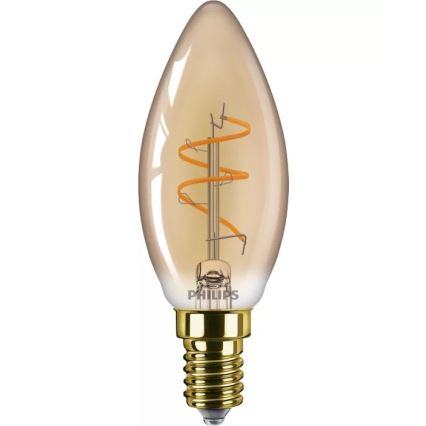 LED prigušiva sijalica VINTAGE Philips B35 E14/3,1W/230V 2200K CRI 90