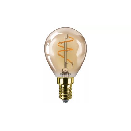 LED prigušiva sijalica VINTAGE Philips P45 E14/3,1W/230V 2200K