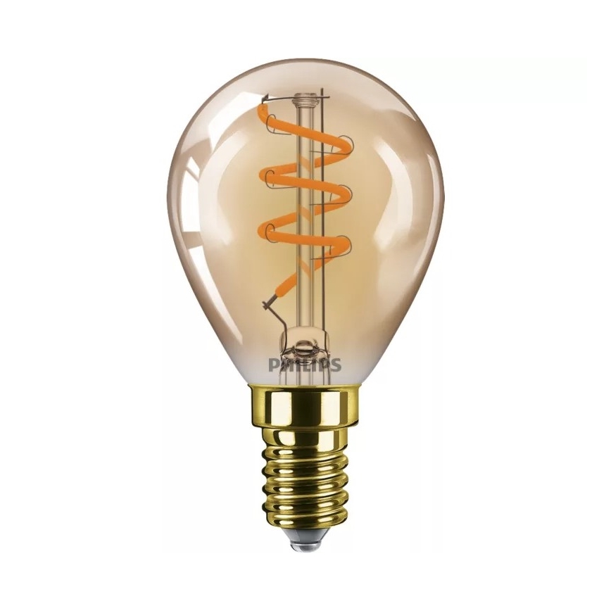 LED prigušiva sijalica VINTAGE Philips P45 E14/3W/230V 2200K