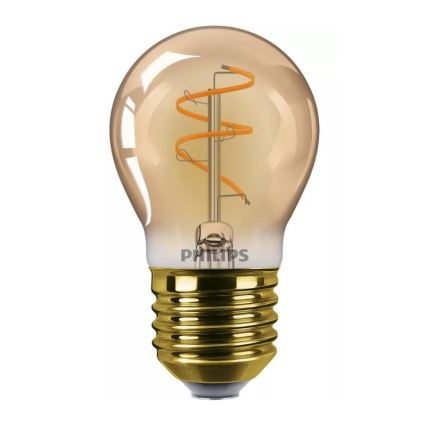 LED prigušiva sijalica VINTAGE Philips P45 E27/3,1W/230V 2200K CRI 90