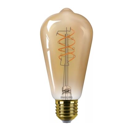 LED prigušiva sijalica VINTAGE Philips ST64 E27/7,3W/230V 2200K CRI 90