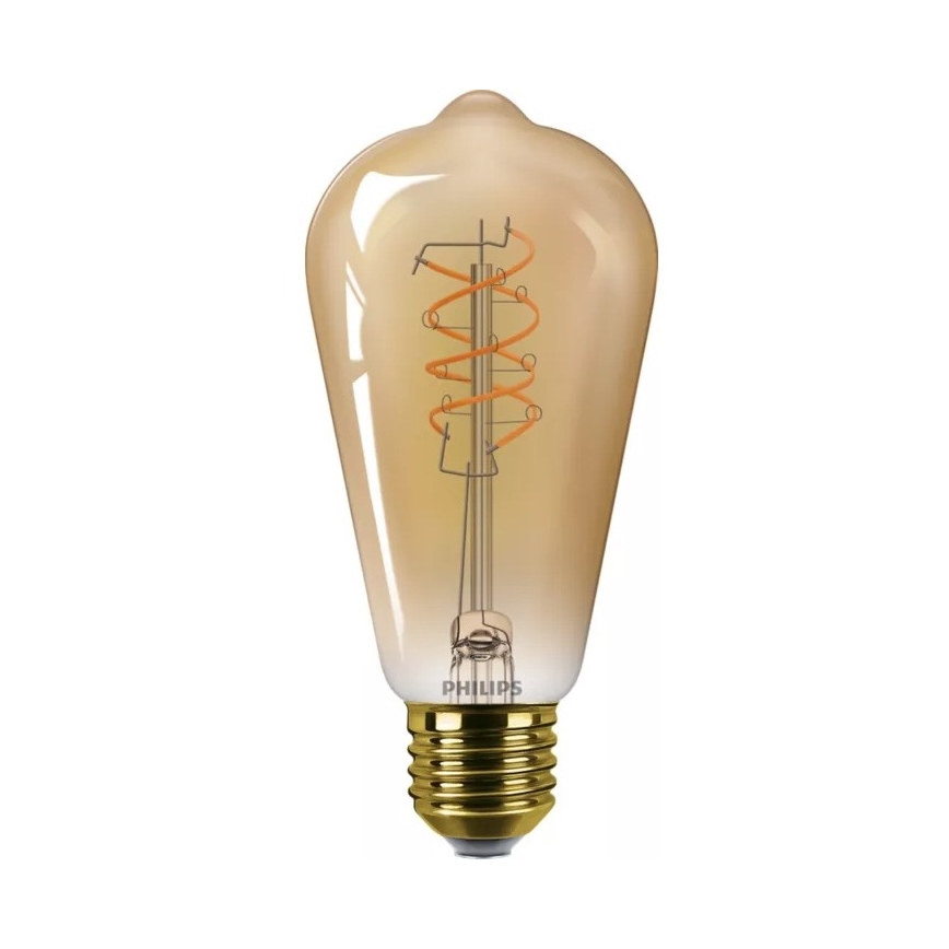 LED prigušiva sijalica VINTAGE Philips ST64 E27/7,3W/230V 2200K CRI 90