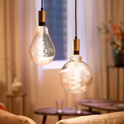 LED prigušiva sijalica VINTAGE FILAMENT PS160 E27/6,5W/230V 2000-5000K CRI 90 Wi-Fi -WiZ