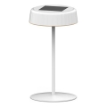 LED prigušiva solarna punjiva stona lampa VIVIEN LED/3W/5V 2700K 1600 mAh IP54 bela