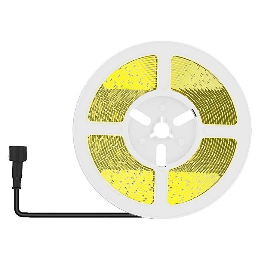 LED prigušiva solarna traka LED/1,2W/3,7V 3000K IP67 1500 mAh 5m + daljinski upravljač