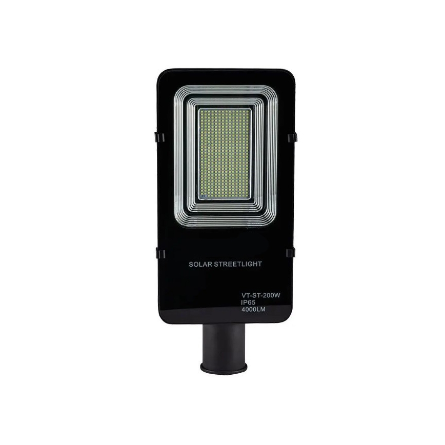 LED prigušiva solarna ulična lampa LED/50W/6,4V 4000K IP65 50000 mAh + daljinski upravljač