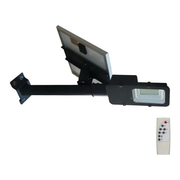 LED prigušiva solarna ulična lampa LED/50W/6,4V 6000K IP65 50000 mAh + daljinski upravljač