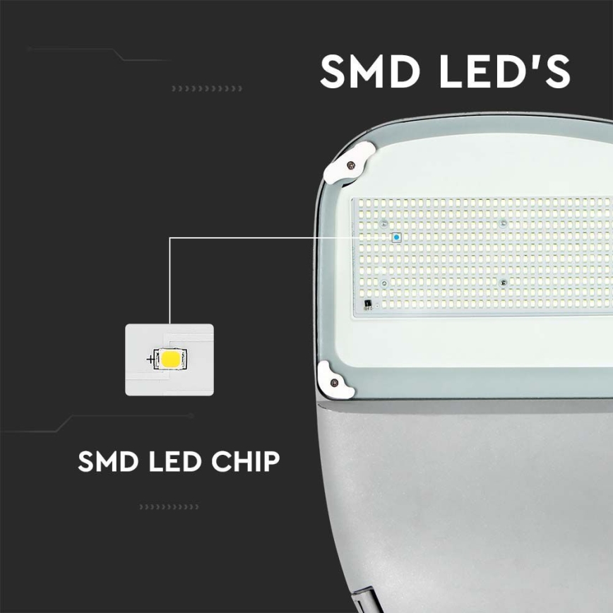 LED prigušiva solarna ulična lampa SAMSUNG LED čip/50W/6,4V 6000K IP65 30000 mAh + daljinsko upravljanje