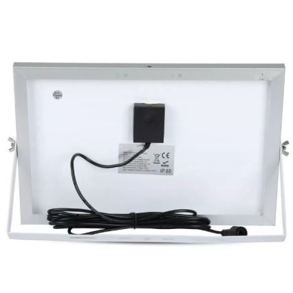 LED prigušiva solarni reflektor LED/12W/3,2V 6000K IP65 5000 mAh + daljinski upravljač