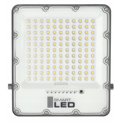 LED prigušiva solarni reflektor LED/150W/3,2V 5000K 15000 mAh IP65 crna + daljinski upravljač