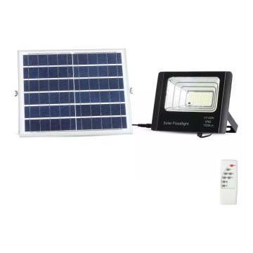 LED Prigušiva solarni reflektor LED/16W/3,2V 4000K IP65 10000 mAh + daljinski upravljač