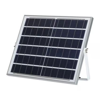 LED Prigušiva solarni reflektor LED/16W/3,2V 4000K IP65 10000 mAh + daljinski upravljač