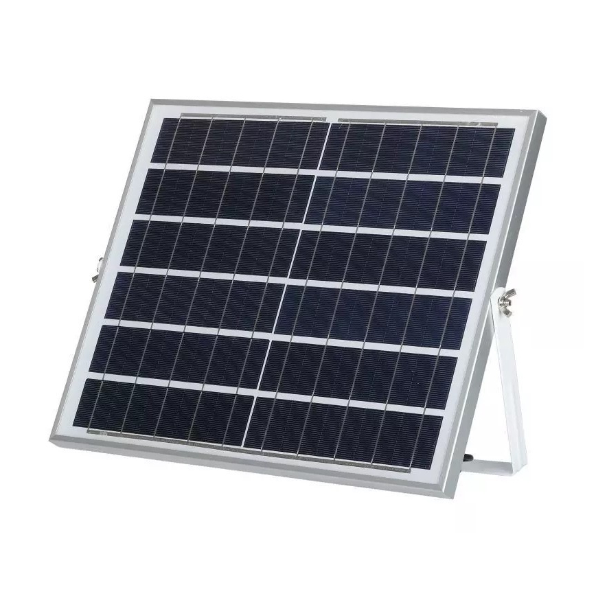 LED Prigušiva solarni reflektor LED/16W/3,2V 4000K IP65 10000 mAh + daljinski upravljač