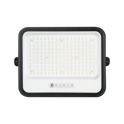 LED solarni reflektor (prigušiva) LED/400W/3,2V 2000-8000K IP65 20000 mAh crna + daljinski upravljač
