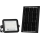 LED prigušiva solarni reflektor LED/50W/3,2V 2000-8000K IP65 3800 mAh crna + daljinski upravljač