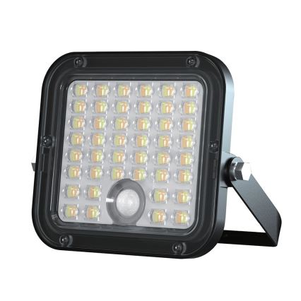 LED prigušiva solarni reflektor sa senzorom LED/10W/3,7V 4000/6000K IP65 3600 mAh + daljinski upravljač
