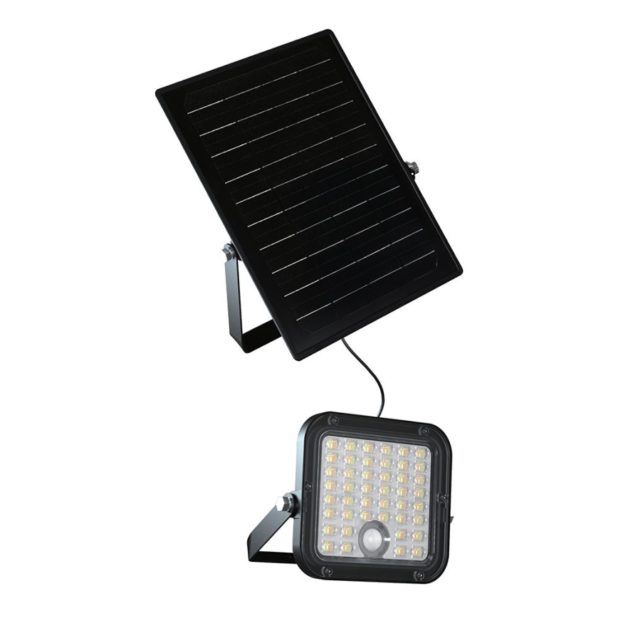 LED prigušiva solarni reflektor sa senzorom LED/10W/3,7V 4000/6000K IP65 3600 mAh + daljinski upravljač
