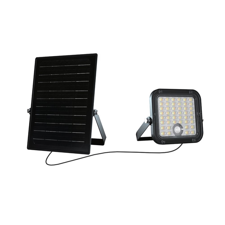 LED prigušiva solarni reflektor sa senzorom LED/10W/3,7V 4000/6000K IP65 3600 mAh + daljinski upravljač
