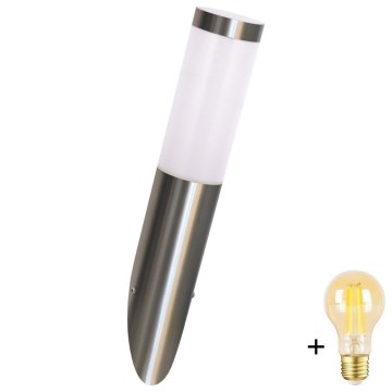 LED prigušiva spoljašnja zidna svetiljka LIVIA 1xE27/6W/230V 2700-6500K Wi-Fi IP44 srebrna