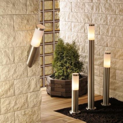 LED prigušiva spoljašnja zidna svetiljka LIVIA 1xE27/6W/230V 2700-6500K Wi-Fi IP44 srebrna