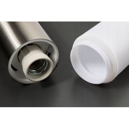 LED prigušiva spoljašnja zidna svetiljka LIVIA 1xE27/6W/230V 2700-6500K Wi-Fi IP44 srebrna