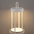 LED prigušiva spoljna punjiva dodirna stona lampa GENTLE LED/1,5W/3,7V 3000 mAh IP44 bela