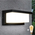 LED prigušiva spoljna zidna svetiljka NEELY 1xE27/6W/230V 2700-6500K IP54 crna
