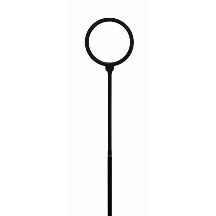 LED prigušiva stojeća lampa 2u1 LED/10W/230V 3000-4500-6500K crna