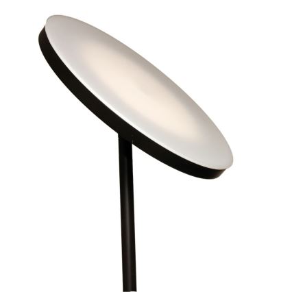LED Prigušiva podna lampa NORA LED/25W/230V 2200/3000/4000K + LED/5W 3000K crna + daljinski upravljač