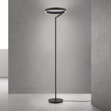 LED prigušiva stojna lampa KOLK LED/40W/230V 2700/4000K crna