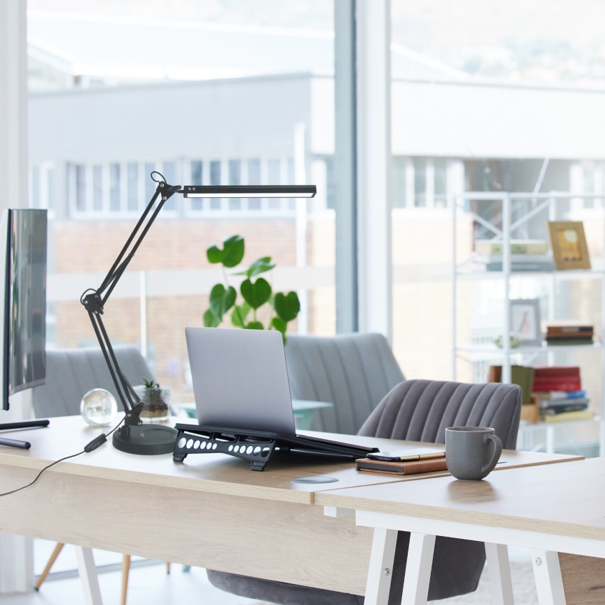 LED prigušiva stona lampa 2u1 USB TENUIX LED/14W/5V 3000-6000K