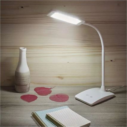 LED prigušiva stona lampa EDDY LED/6W/230V 3000/4500/6800K bela