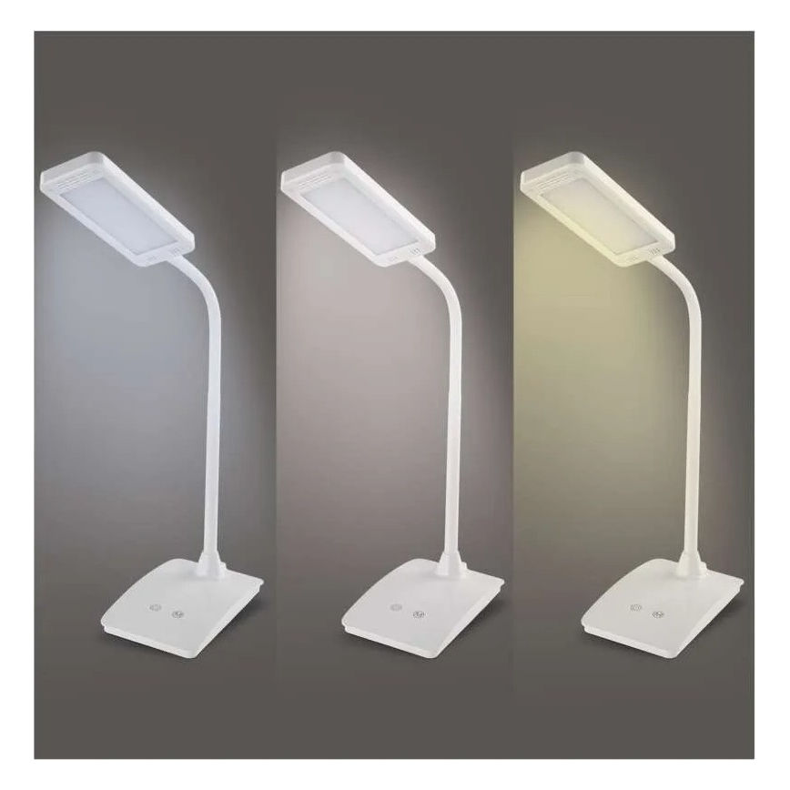 LED prigušiva stona lampa EDDY LED/6W/230V 3000/4500/6800K bela