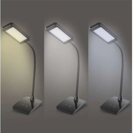 LED prigušiva stona lampa EDDY LED/6W/230V 3000/4500/6800K crna