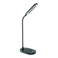 LED prigušiva stona lampa na dodir sa bežičnim punjenjem OCTAVIA LED/7W/230V crna