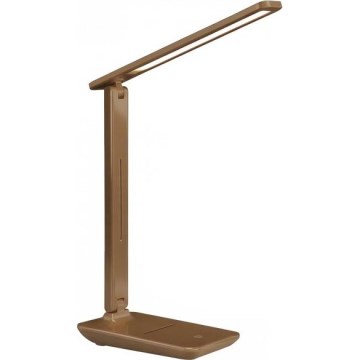 LED prigušiva stona lampa NOBLITE N LED/7W/230V 3000/4000/6500K braon