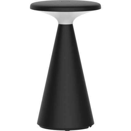 LED prigušiva dodirna spoljašnja stona lampa PAROS LED/1,8W/5V USB 1800 mAh IP44 crna