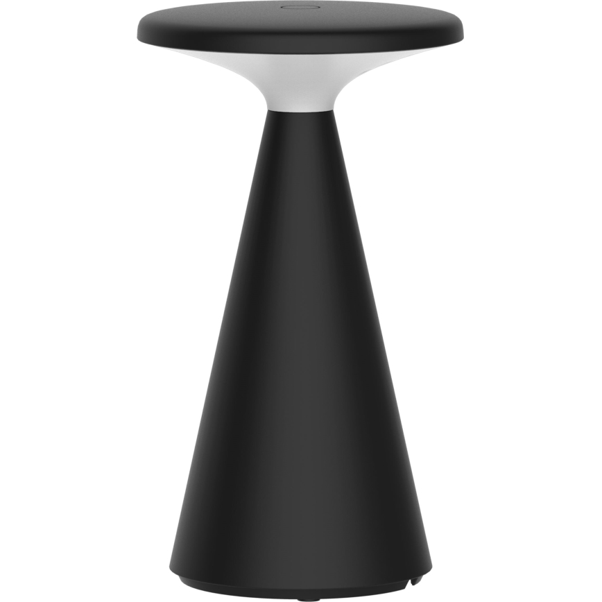 LED prigušiva dodirna spoljašnja stona lampa PAROS LED/1,8W/5V USB 1800 mAh IP44 crna