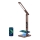 LED prigušiva stona lampa sa bežičnim QI punjenjem i USB KINGFISHER LED/8,5W/230V braon