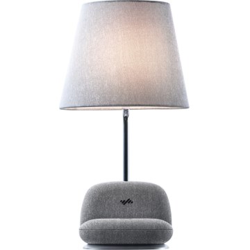 LED prigušiva stona lampa sa bežičnim Qi punjenjem SOFA LED/6W/230V siva