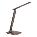 LED prigušiva stona lampa sa displejem LED/9W/230V braon
