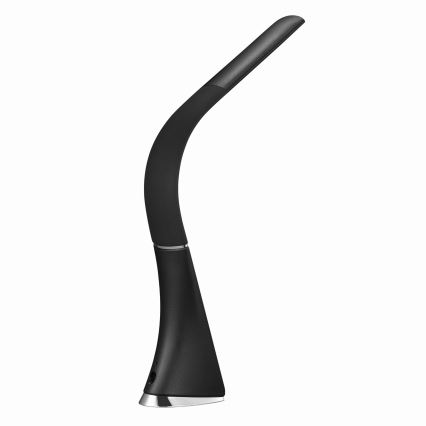 LED prigušiva dodirna stona lampa sa displejem LED/7W/5V crna